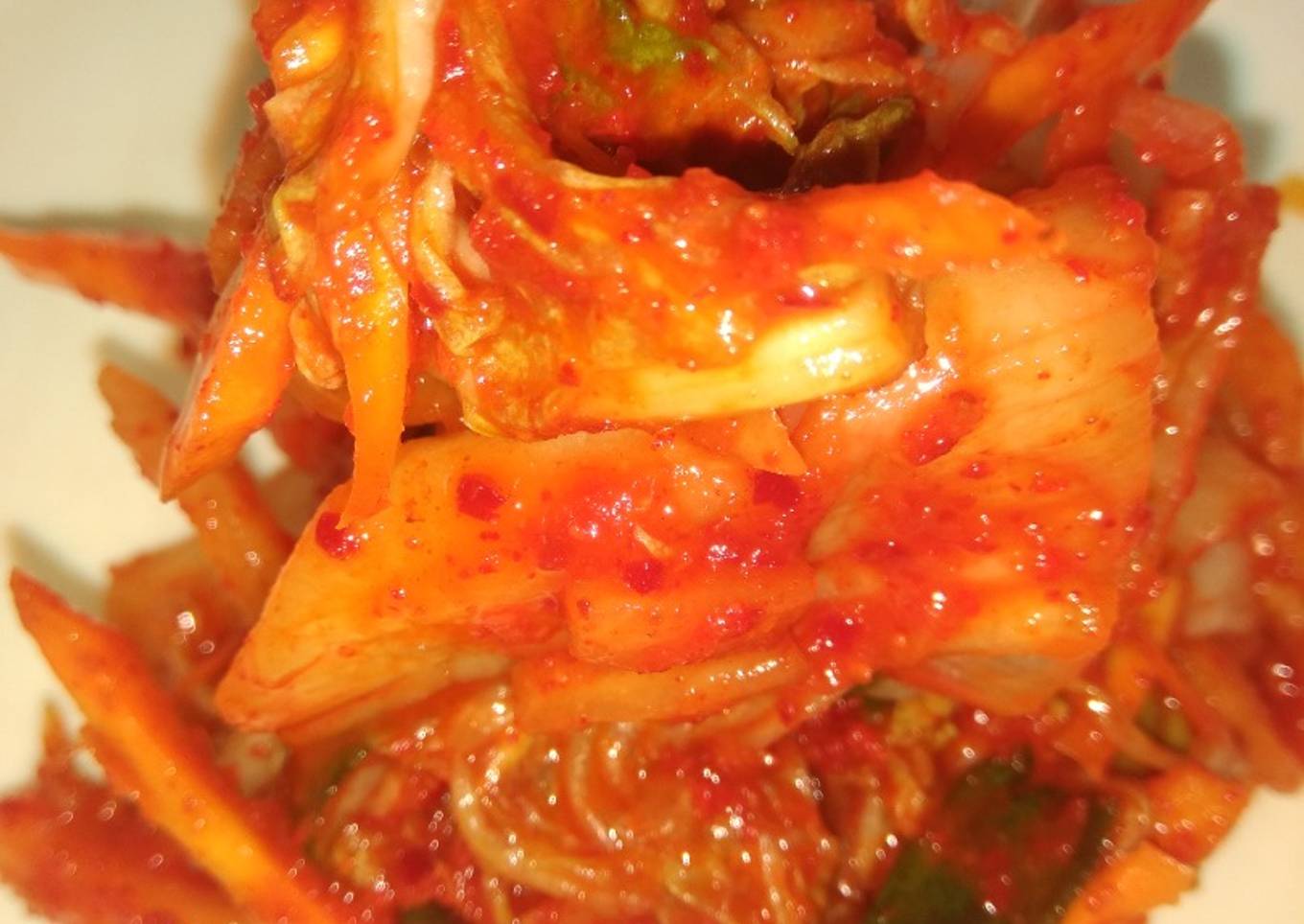 Resep Geotjeori/fress kimchi, Enak