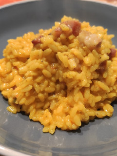 Foto di Risotto allo zafferano e guanciale