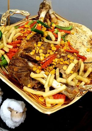 A picture of Mutton leg roast.