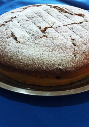 Una foto de Torta de banana (licuada)