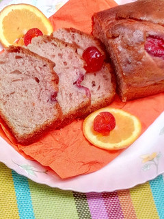 A picture of Cashew nut strawberry cake.