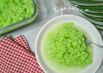 Resep Populer Tape Ketan Rice Cooker Sedap Nikmat