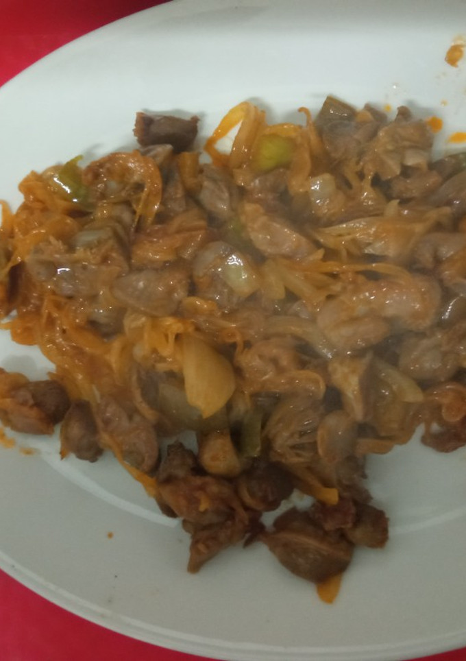 Una foto de Mollejas encebolladss