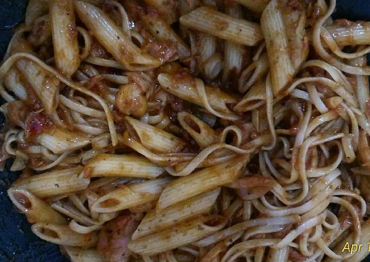 Resep Spaghetti sauce tuna Anti Gagal