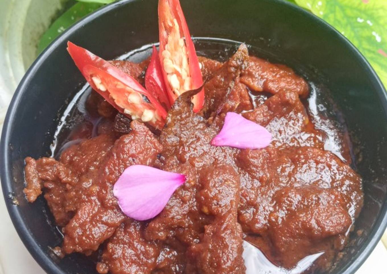 Rendang daging sapi