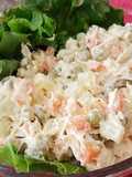 Título: ensalada de pollo con verduritas