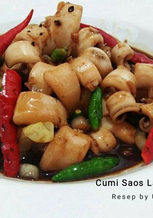 Foto resep Cumi Saos Lada Hitam