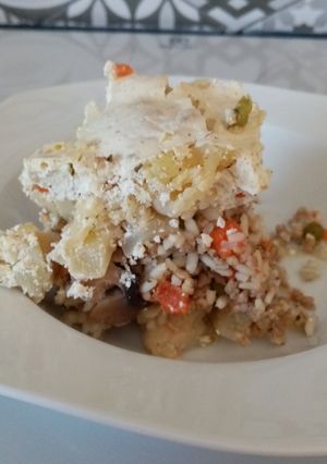 Zöldséges rakott karfiol recept fotója