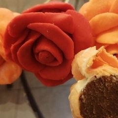 A picture of Chocolate choco pops Flowers.