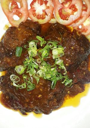 Foto resep Rendang gepuk pedas manis