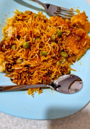 عکسی از دستور پلو نخود فرنگی (پلو کاری)