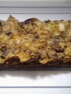 Una foto de Pastel de puerros