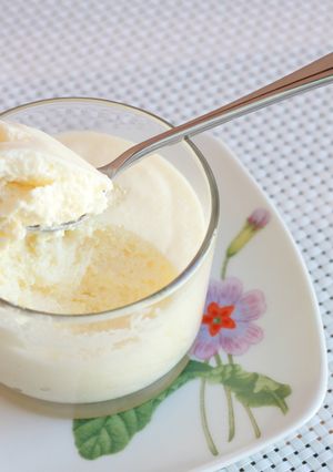 Una foto de Mousse fácil de mascarpone a la naranja