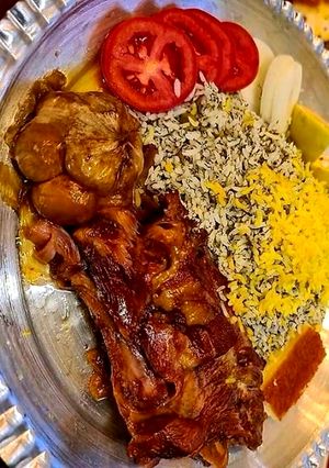 عکسی از دستور شوید پلو باماهیچه