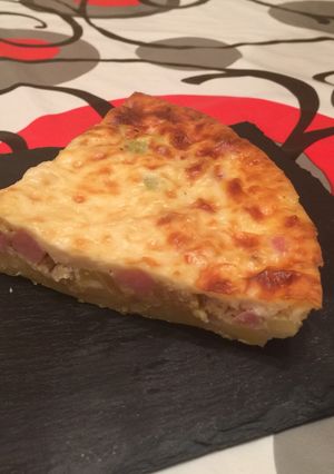 Foto principal de Falsa tarta de calabacín y jamón