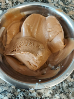 Una foto de Helado de chocolate