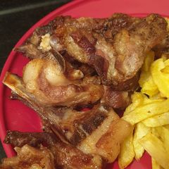 A picture of Easy grilled goat meat (nyama choma).