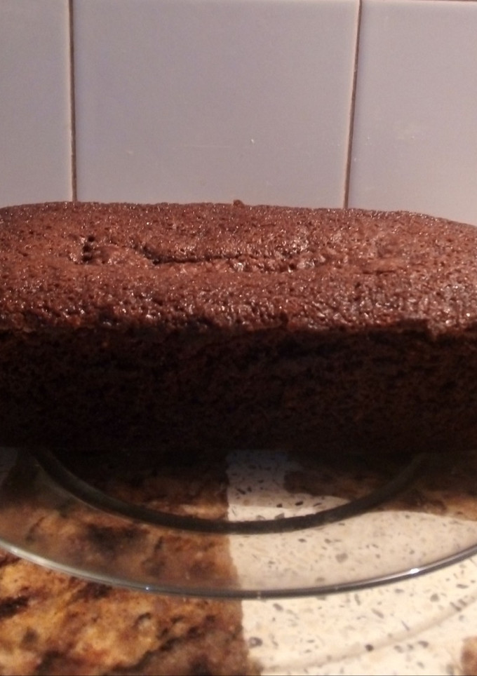 Una foto de Budín húmedo de chocolate 🍫