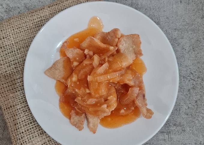 Resep Ayam asam manis Anti Gagal