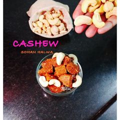 Cashew Sohan Halwa A picture of Cashew Sohan Halwa.