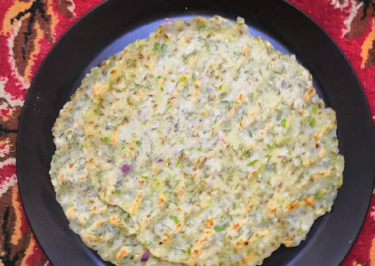 Steps to Prepare Any-night-of-the-week Rice flour masala roti chawal ki masala roti