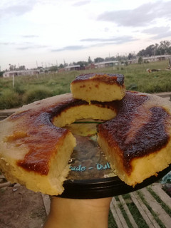 Una foto de Budín de pan rallado