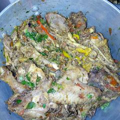 A picture of Wet fried chicken#4 weeks challenge.