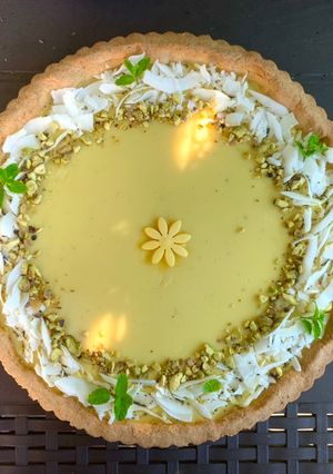 Foto di Crostata al Limone e Frutto della Passione