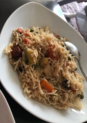 صورة لوصفة مكبوس خضرة