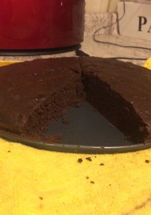 Una foto de Torta de chocolate con aceite