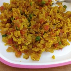 A picture of Poha (healthy for dieting).