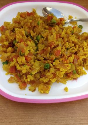 A picture of Poha (healthy for dieting).