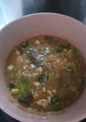 Foto resep Mpasi 6 bulan Bubur ati ayam