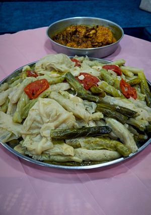 صورة لوصفة ملفوف بحشوة الأرز واللحمة