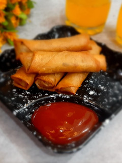 A picture of Spring roll (by whole wheat sheets).