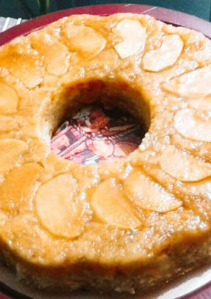 Una foto de Budín de manzana