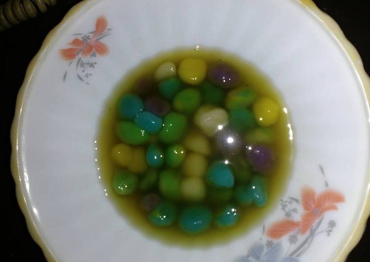 Cara Gampang Membuat Onde warna air gula khas cina, Menggugah Selera