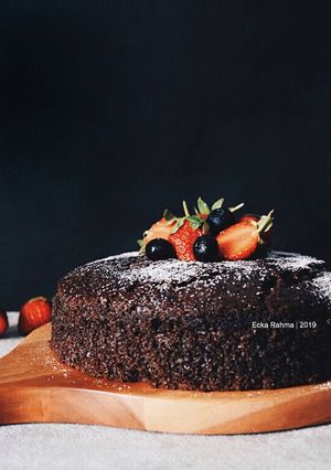 Foto resep Eggless Chocolate Cake