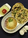Cheese butter masala and garlic naan