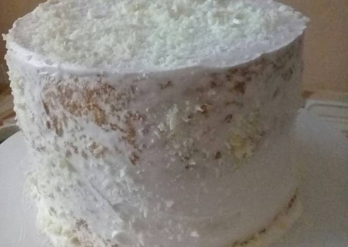 Recipe of Ultimate Seminaked White forest. #charityrecipe