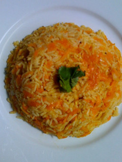 A picture of Carrot Rice.