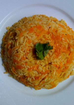A picture of Carrot Rice.
