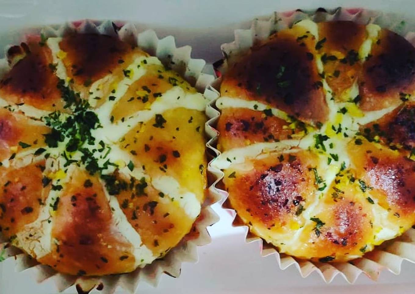 Korean Garlic Cheese Bread by @dapurAmi