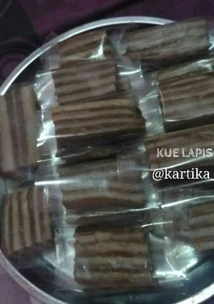 Foto resep 55. Kue lapis tepung beras