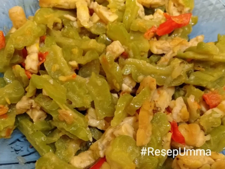 Langkah Mudah untuk Menyiapkan Resep  Tumis Pare Tempe yang Lezat, Bikin Ketagihan