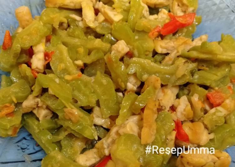 Tumis Pare Tempe