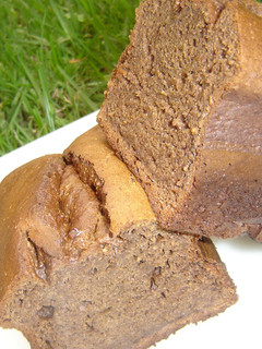 Una foto de Budín de banana y cacao sin gluten
