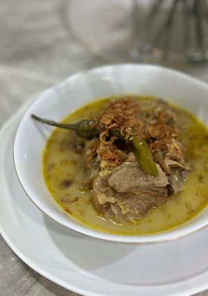 Foto resep Gulai Kambing Kacang Hijau
