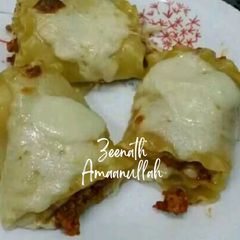 A picture of Lasagna Roll Ups.