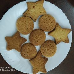 A picture of Vanilla cookies. #Christmas baking#.